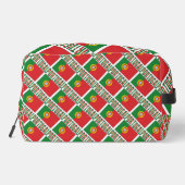 ポルトガル国旗のタイル貼りパーソナライズされた ドップキット (裏面)