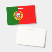 ポルトガル国旗の垂直バッジ バッジ (正面＆裏面)