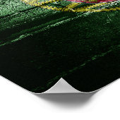 ポルトガル国旗の壁 ポスター (角)