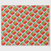 ポルトガル国旗の折り返し紙 ラッピングペーパー (フラット)