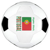 ポルトガル国旗の緑の個人用設定 サッカーボール (回転)