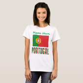 ポルトガル国旗の遺産 女性用 Tシャツ (正面フル)