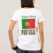ポルトガル国旗の遺産 女性用 Tシャツ (裏面)