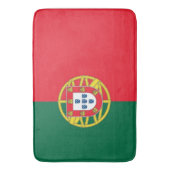 ポルトガル国旗を持つ大浴場 バスマット (正面縦)