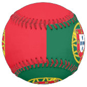 ポルトガル国旗を持つ愛国的なソフトボール ソフトボール (裏面)