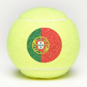 ポルトガル国旗を持つ愛国的なテニスボール テニスボール (正面)