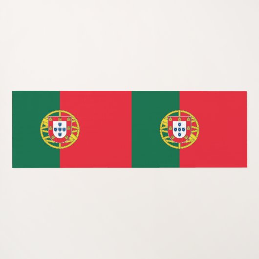 ポルトガル国旗を持つ愛国的なヨガマット ヨガマット (裏面(横))