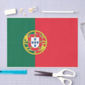 ポルトガル国旗を持つ愛国的ティッシュペーパー 薄葉紙 (クラフト)