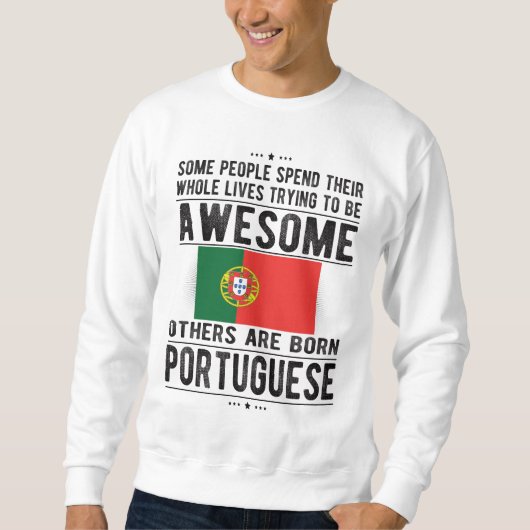 ポルトガル国旗ポルトガル伝統ポルトガルのルーツ スウェットシャツ (正面)