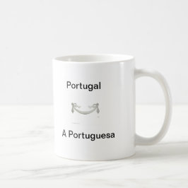 ポルトガル国旗マグカップ ポルトガル国歌のタイトル入り コーヒーマグカップ
