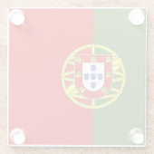 ポルトガル国旗 ガラスコースター (裏面)