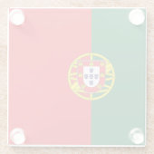 ポルトガル国旗 ガラスコースター (裏面)