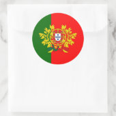 ポルトガル国旗・コート・オブ・アームズ、ポルトガル国旗 ラウンドシール (バッグ)