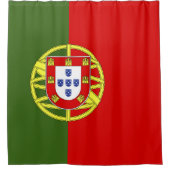 ポルトガル国旗 シャワーカーテン (正面)