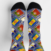 ポルトガル国旗 ソックス (上部)