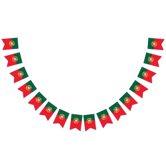 ポルトガル国旗 バンティングフラッグ (全)