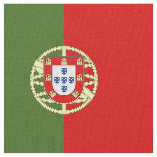 ポルトガル国旗 ファブリック (クローズアップ)