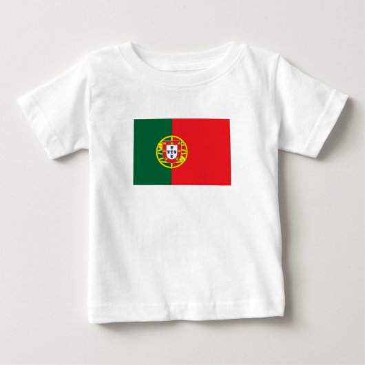 ポルトガル国旗 ベビーTシャツ (正面)