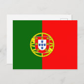 ポルトガル国旗 ポストカード (正面/裏面)