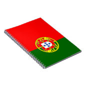 ポルトガル国旗(ポルトガル) ノートブック (右側)