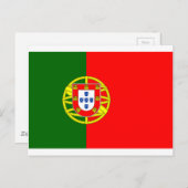 ポルトガル国旗(ポルトガル・バンデイラ) ポストカード (正面/裏面)