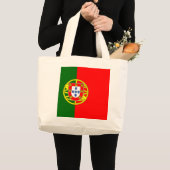 ポルトガル国旗 ラージトートバッグ (正面(商品))