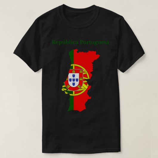 ポルトガル国旗 Tシャツ (デザイン正面)