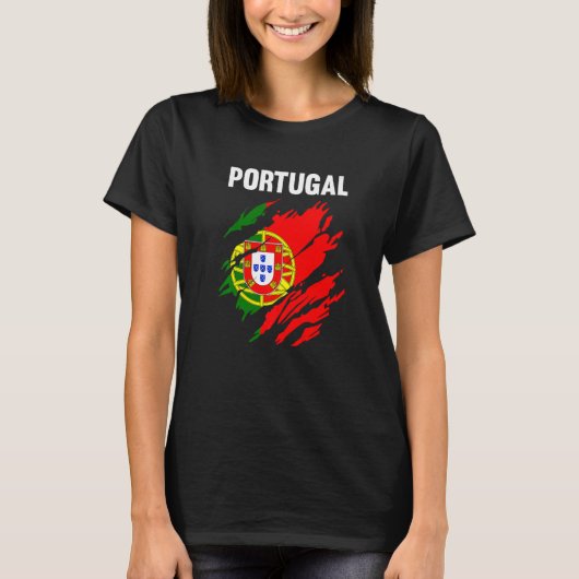 ポルトガル国旗 Tシャツ (正面)