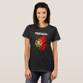 ポルトガル国旗 Tシャツ (正面フル)