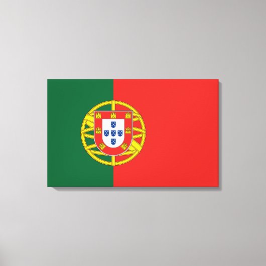 ポルトガル国旗Bandeira De Portugal キャンバスプリント (正面)