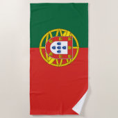 ポルトガル国旗Bandeira De Portugal ビーチタオル (正面)