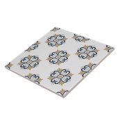 ポルトガル地中海ののアズレヨスの青白い茶色 タイル (側面)