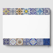 ポルトガル地中海のタイルのパタ結婚ーン ゲストブック (裏面)