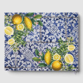 ポルトガル地中海のタイルのレ結婚モン ゲストブック (裏面)