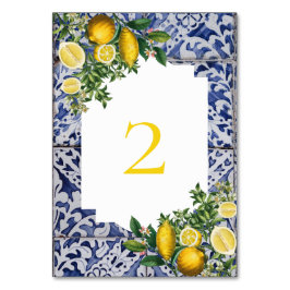 ポルトガル地中海のタイルのレ結婚モン テーブルナンバー