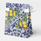 ポルトガル地中海のタイルのレ結婚モン フェイバーボックス (裏面サイド)