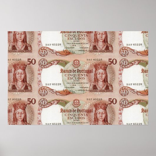 ポルトガル文化デザインポスター ポスター (正面)