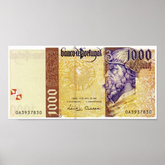 ポルトガル文化デザイン ポスター (正面)