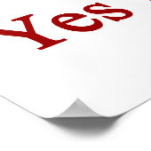 ポルトガル料理Yesお願い ポスター (角)