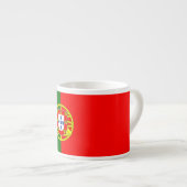 ポルトガル旗赤緑金ゴールドコートオブアームズ エスプレッソカップ (正面右)
