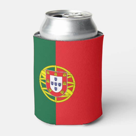 ポルトガル旗 缶クーラー (缶正面)