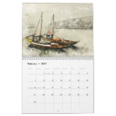 ポルトガル暦 カレンダー (2月 2027)