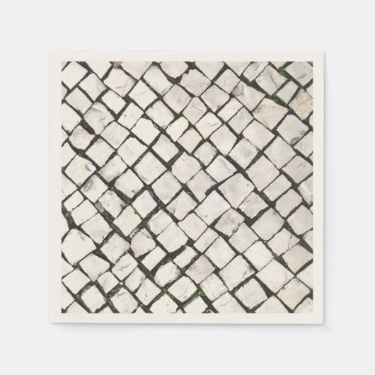 ポルトガル歩道/カルサダポルトゲサ スタンダードカクテルナプキン (正面)