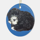 ポルトガル水犬のオーナメント セラミックオーナメント (左)