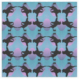 ポルトガル水犬のクォードのライオン ファブリック