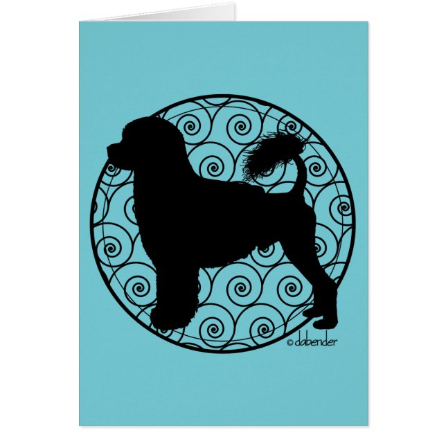 ポルトガル水犬のライオンの波 (正面)