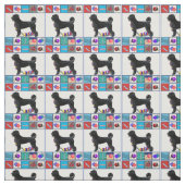 ポルトガル水犬のレトリーバー及び水装置 ファブリック (見本)