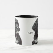 ポルトガル水犬の子犬のマグ マグカップ (中央)