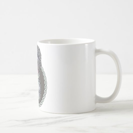 ポルトガル水犬001 コーヒーマグカップ (右)