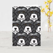 ポルトガル水犬 カード (黄色い花)